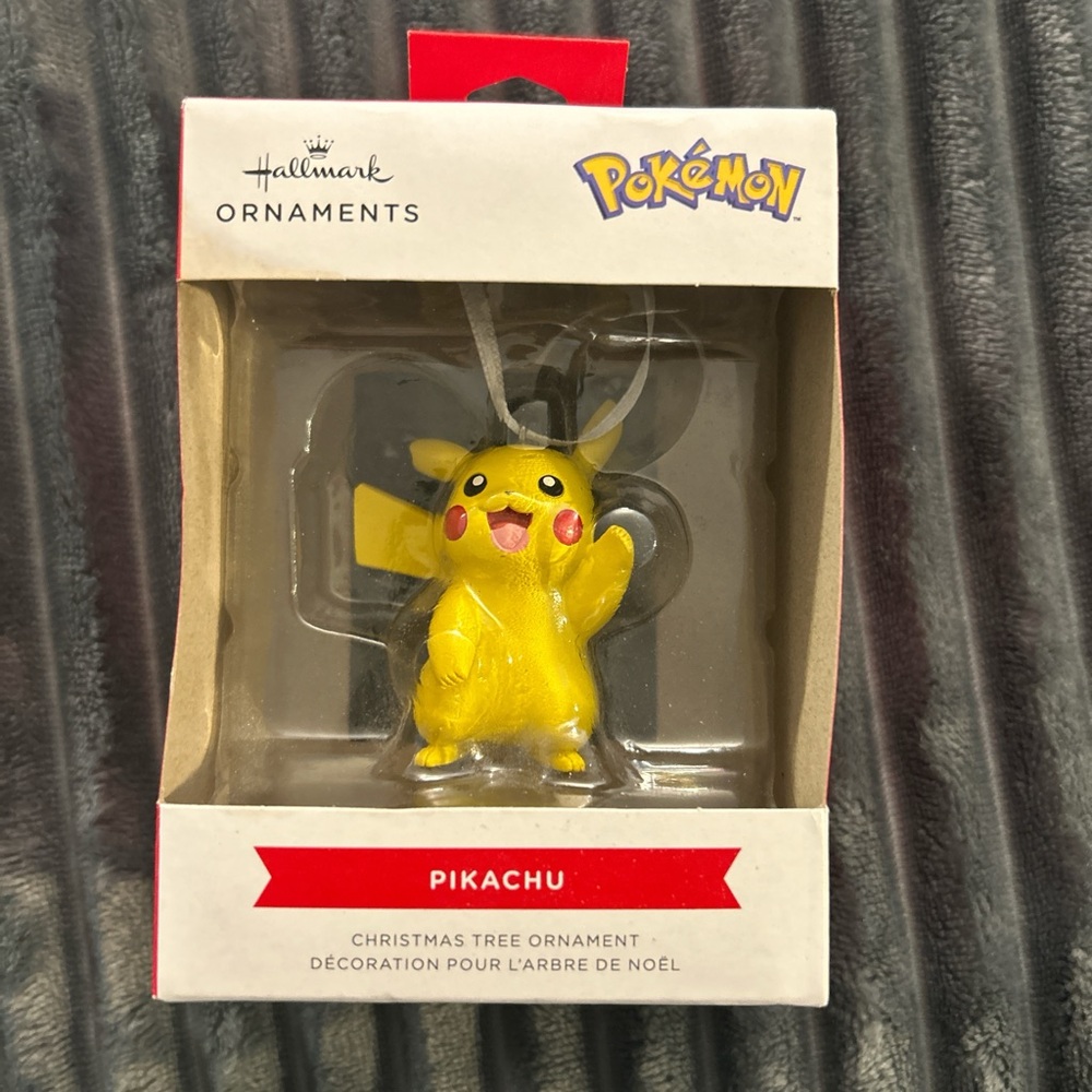 Hallmark Yellow Decor Accent Pikachu Ornament